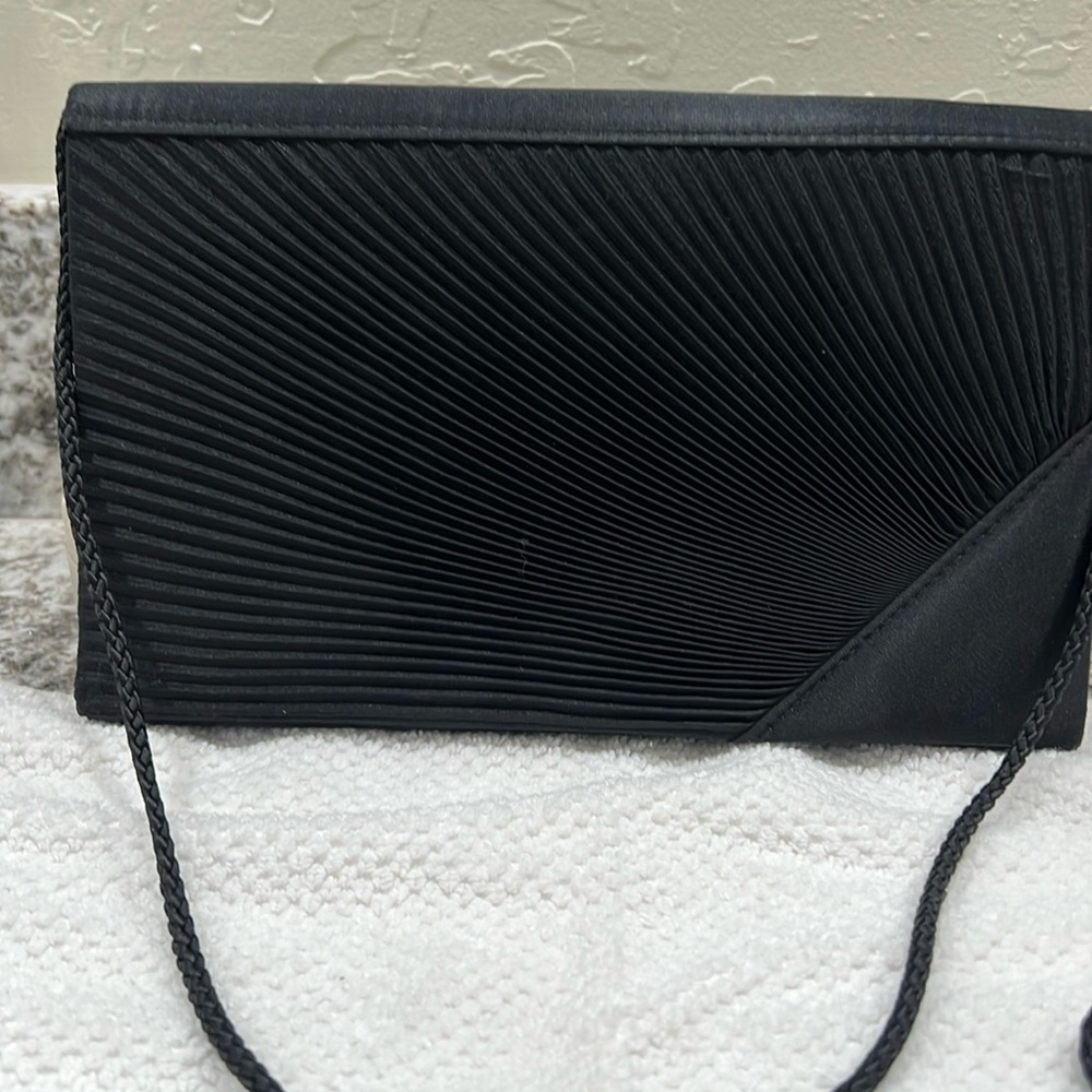 Small elegant black clutch